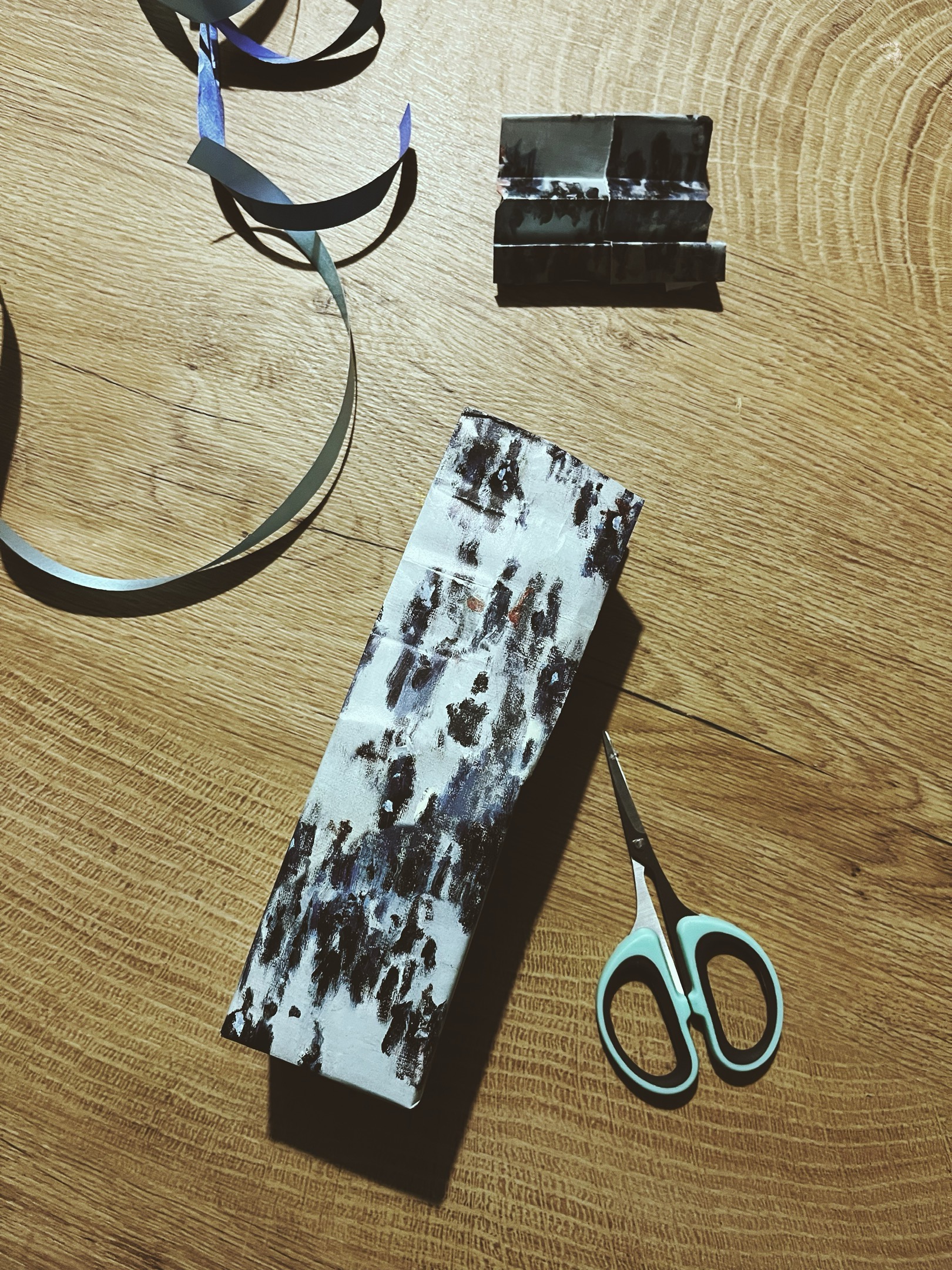 Balení krabičky – komínek